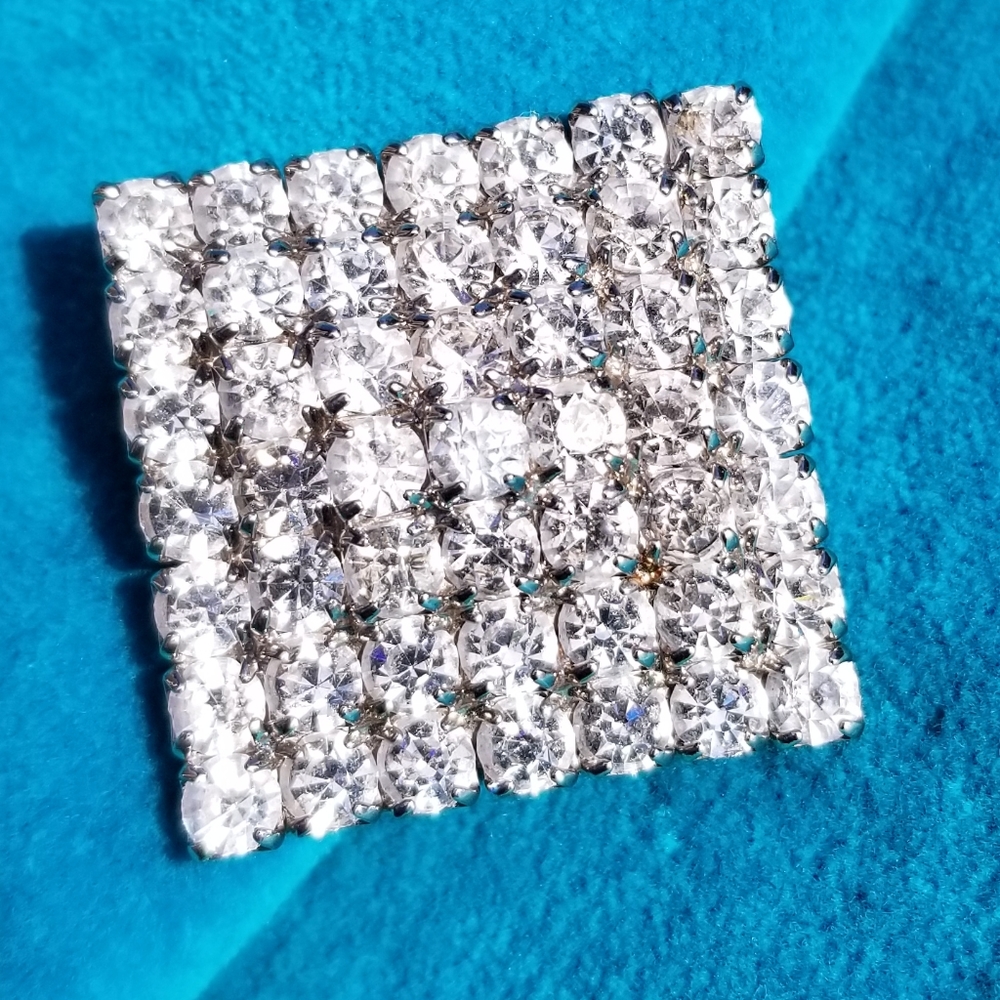 Vintage Rhinestone Brooch - Picture 6 of 13